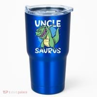 Uncle Saurus With Dinosaurs Gift Tumbler thumb 0