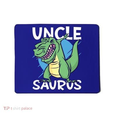 Uncle Saurus With Dinosaurs Gift Mousepad