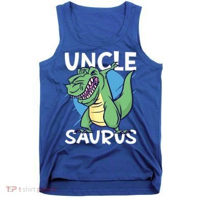 Uncle Saurus With Dinosaurs Gift Tank Top