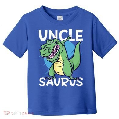 Uncle Saurus With Dinosaurs Gift Toddler T-Shirt