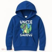 Uncle Saurus With Dinosaurs Gift Kids Hoodie thumb 0