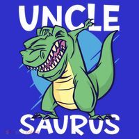 Uncle Saurus With Dinosaurs Gift Kids T-Shirt thumb 4