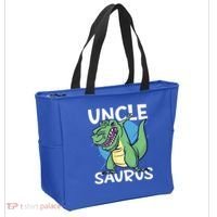 Uncle Saurus With Dinosaurs Gift Tote Bag thumb 2