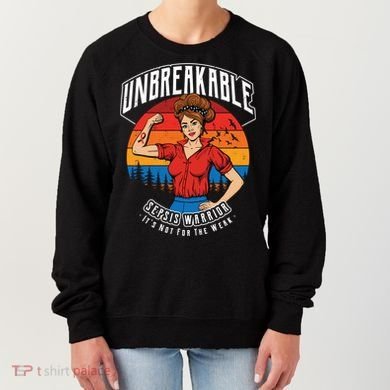 Unbreakable Sepsis Warrior Sunset Gift Women's Sweatshirt