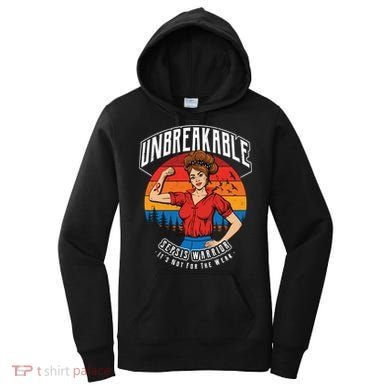 Unbreakable Sepsis Warrior Sunset Gift Women's Hoodie