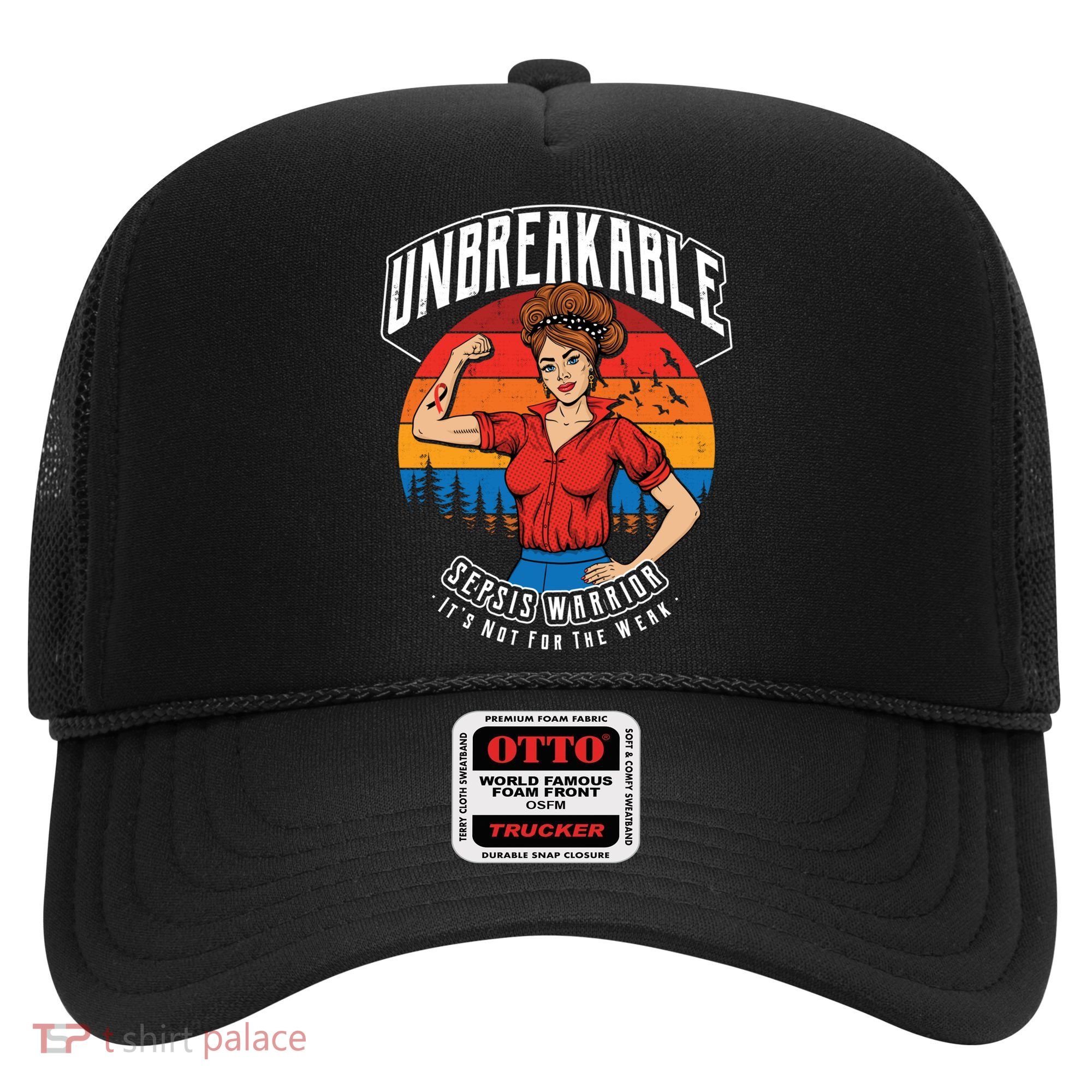 Unbreakable Sepsis Warrior Sunset Gift Hat