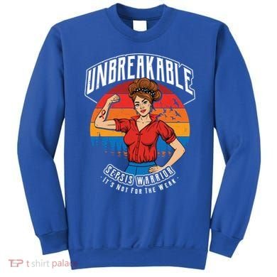 Unbreakable Sepsis Warrior Sunset Gift Sweatshirt