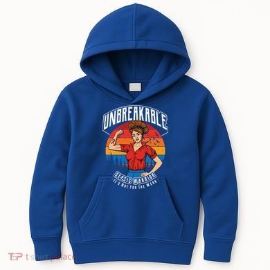 Unbreakable Sepsis Warrior Sunset Gift Kids Hoodie