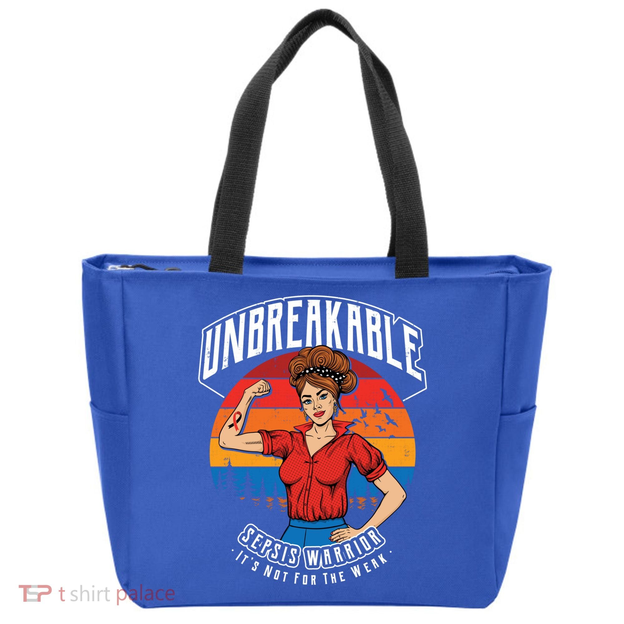 Unbreakable Sepsis Warrior Sunset Gift Tote Bag