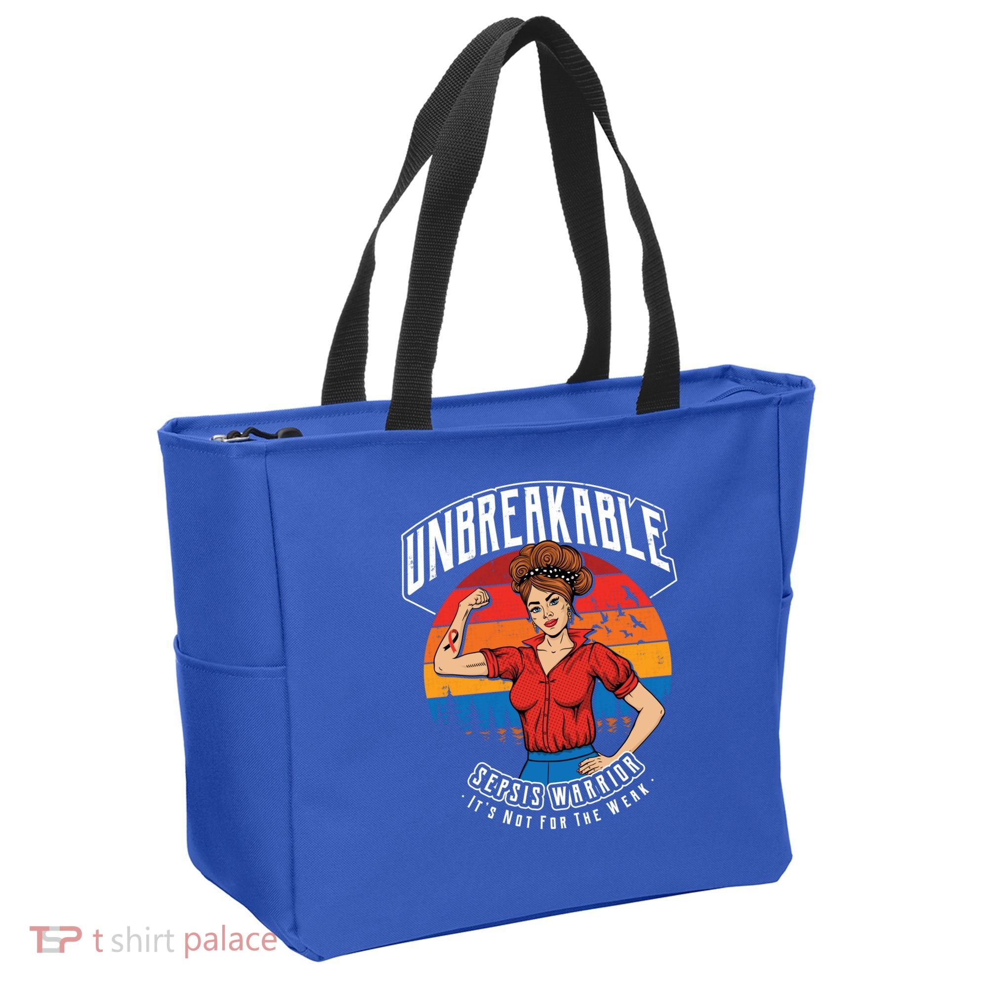 Unbreakable Sepsis Warrior Sunset Gift Tote Bag