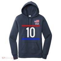 Usa Soccer With Number 10 Sports Women's Hoodie thumb 0