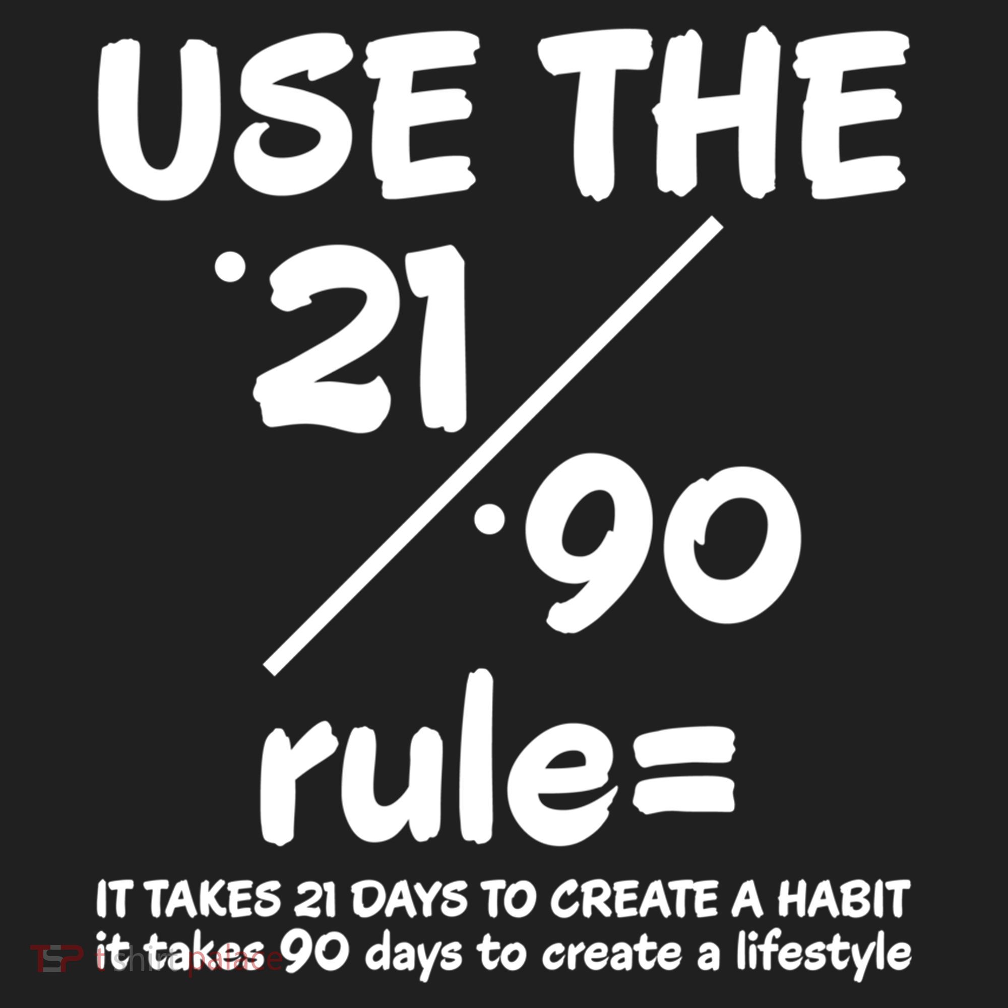 Use The 21/90 Rule= It Takes 21 Days To Create A Habit Gift Beanie