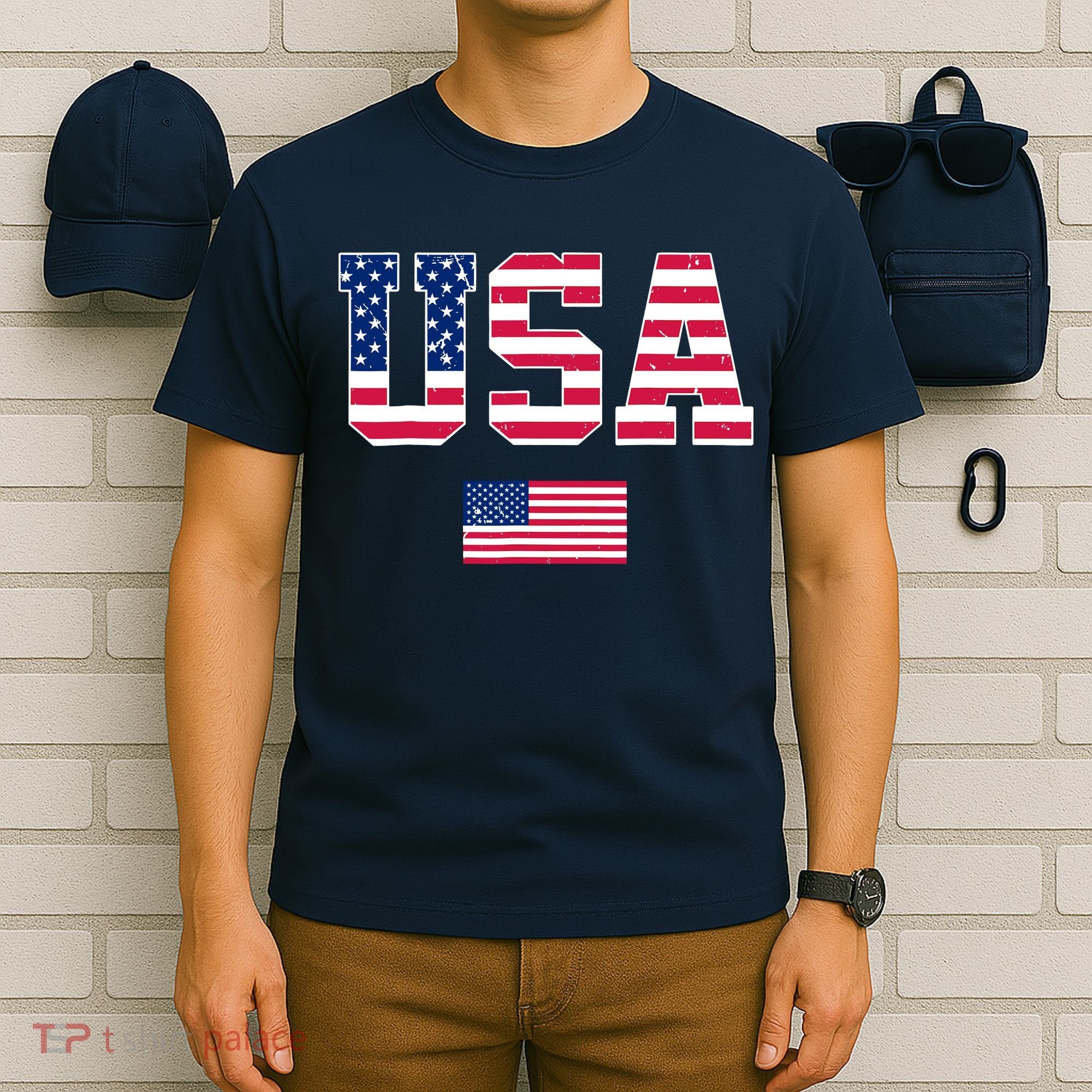 Usa Team 2024 United States American Flag Sport Usa 2024 T-Shirt