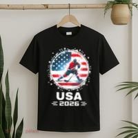 Usa Team 2026 United States American Flag Hockey Usa T-Shirt thumb 2
