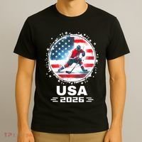 Usa Team 2026 United States American Flag Hockey Usa T-Shirt thumb 3