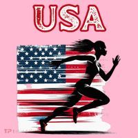 Usa Track And Field Accessories Apparel Coaster thumb 2