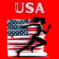 Usa Track And Field Accessories Apparel Santa Hat thumb 1