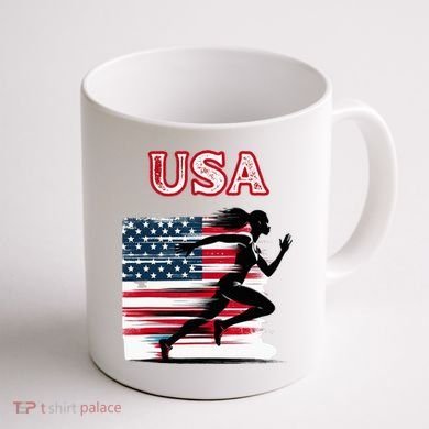 Usa Track And Field Accessories Apparel Coffee Mug back