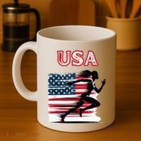 Usa Track And Field Accessories Apparel Coffee Mug thumb 4