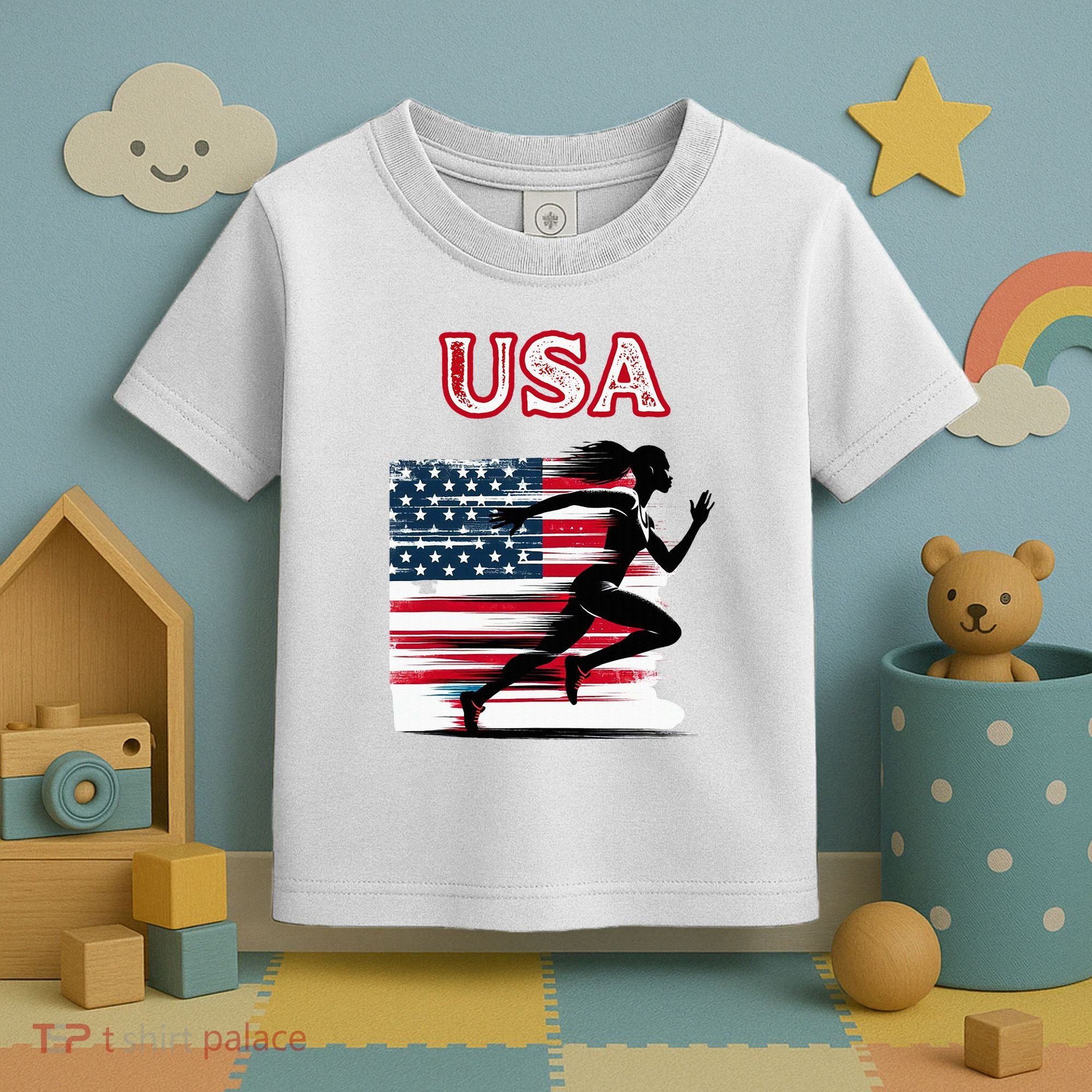 Usa Track And Field Accessories Apparel Toddler T-Shirt