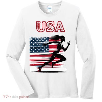 Usa Track And Field Accessories Apparel Women's Long Sleeve Shirt
