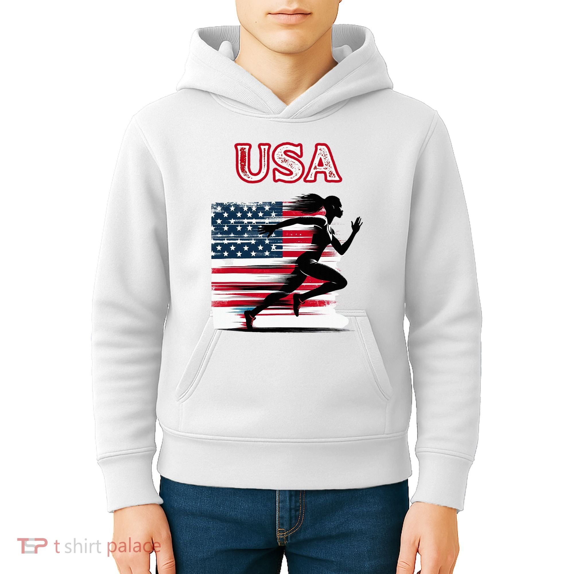 Usa Track And Field Accessories Apparel Kids Hoodie