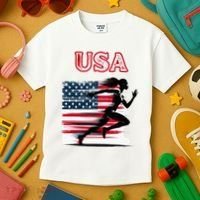 Usa Track And Field Accessories Apparel Kids T-Shirt thumb 3