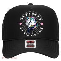 Unicorn Tattoo Art Sobriety Is Magical Na Aa Recovery Gift Hat thumb 0