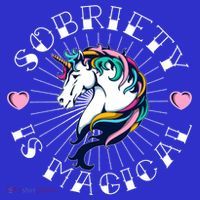 Unicorn Tattoo Art Sobriety Is Magical Na Aa Recovery Gift Mousepad thumb 1