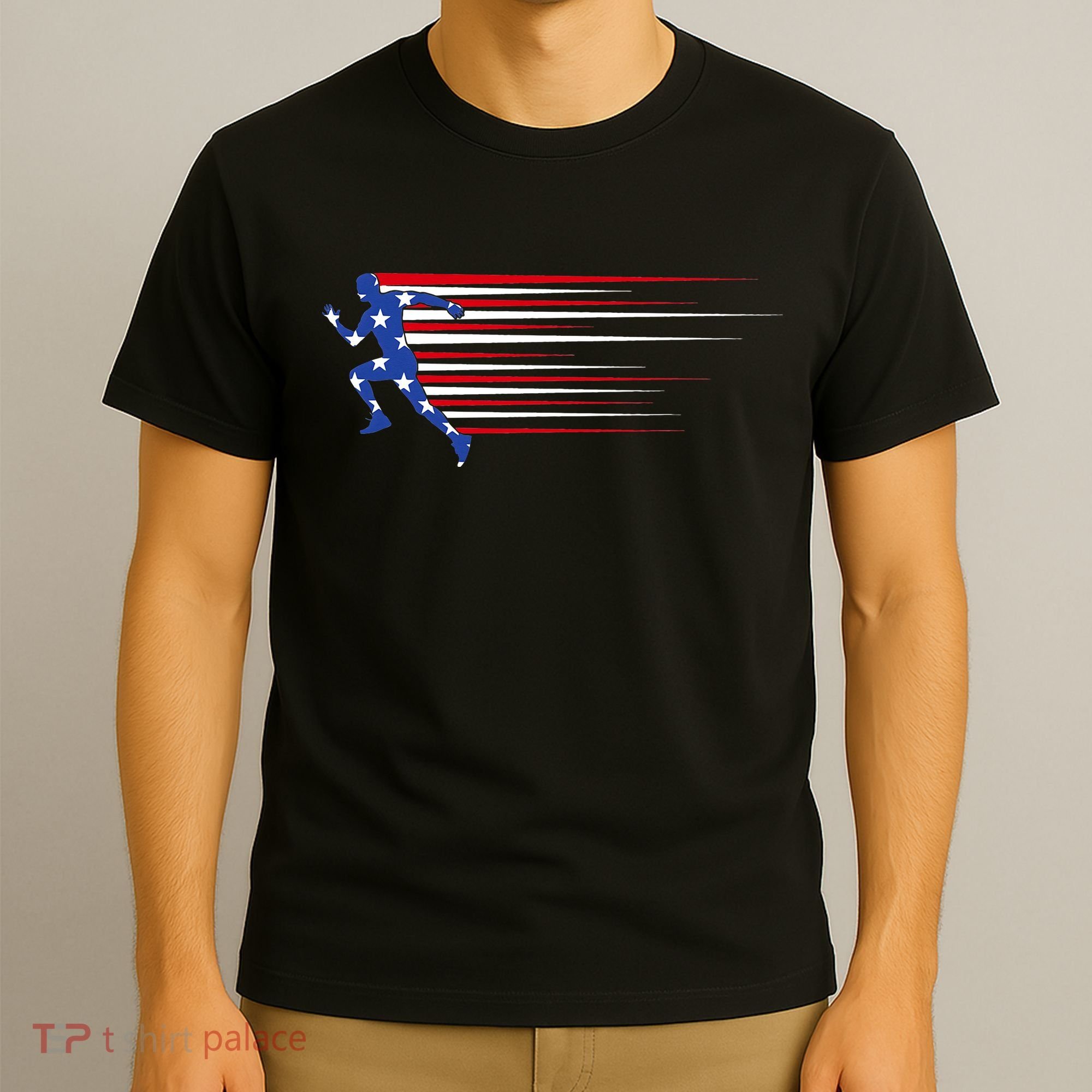 USA Track and field team American flag US T-Shirt