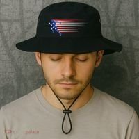 USA Track and field team American flag US Bucket Hat thumb 2