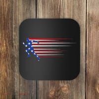 USA Track and field team American flag US Coaster thumb 0