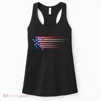 USA Track and field team American flag US Women's Tank Top thumb 0
