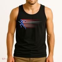 USA Track and field team American flag US Tank Top thumb 3