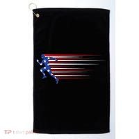 USA Track and field team American flag US Golf Towel thumb 0