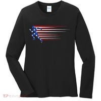 USA Track and field team American flag US Women's Long Sleeve Shirt thumb 0
