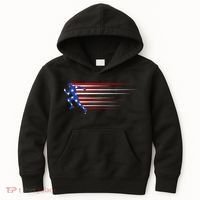 USA Track and field team American flag US Kids Hoodie thumb 0