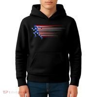 USA Track and field team American flag US Kids Hoodie thumb 4