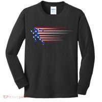USA Track and field team American flag US Kids Long Sleeve Shirt thumb 0