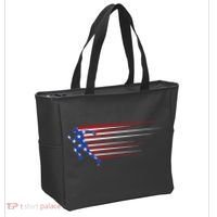 USA Track and field team American flag US Tote Bag thumb 2