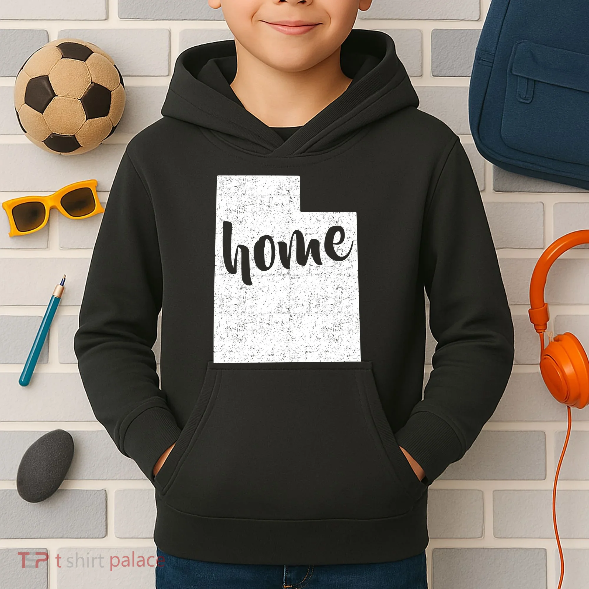 Utah Home State Kids Hoodie