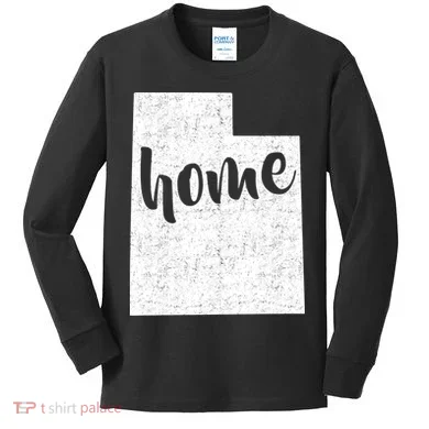 Utah Home State Kids Long Sleeve Shirt