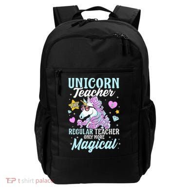 Unicorn Teacher Back To School Cute Magic Teacher Backpack