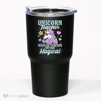 Unicorn Teacher Back To School Cute Magic Teacher Tumbler thumb 0