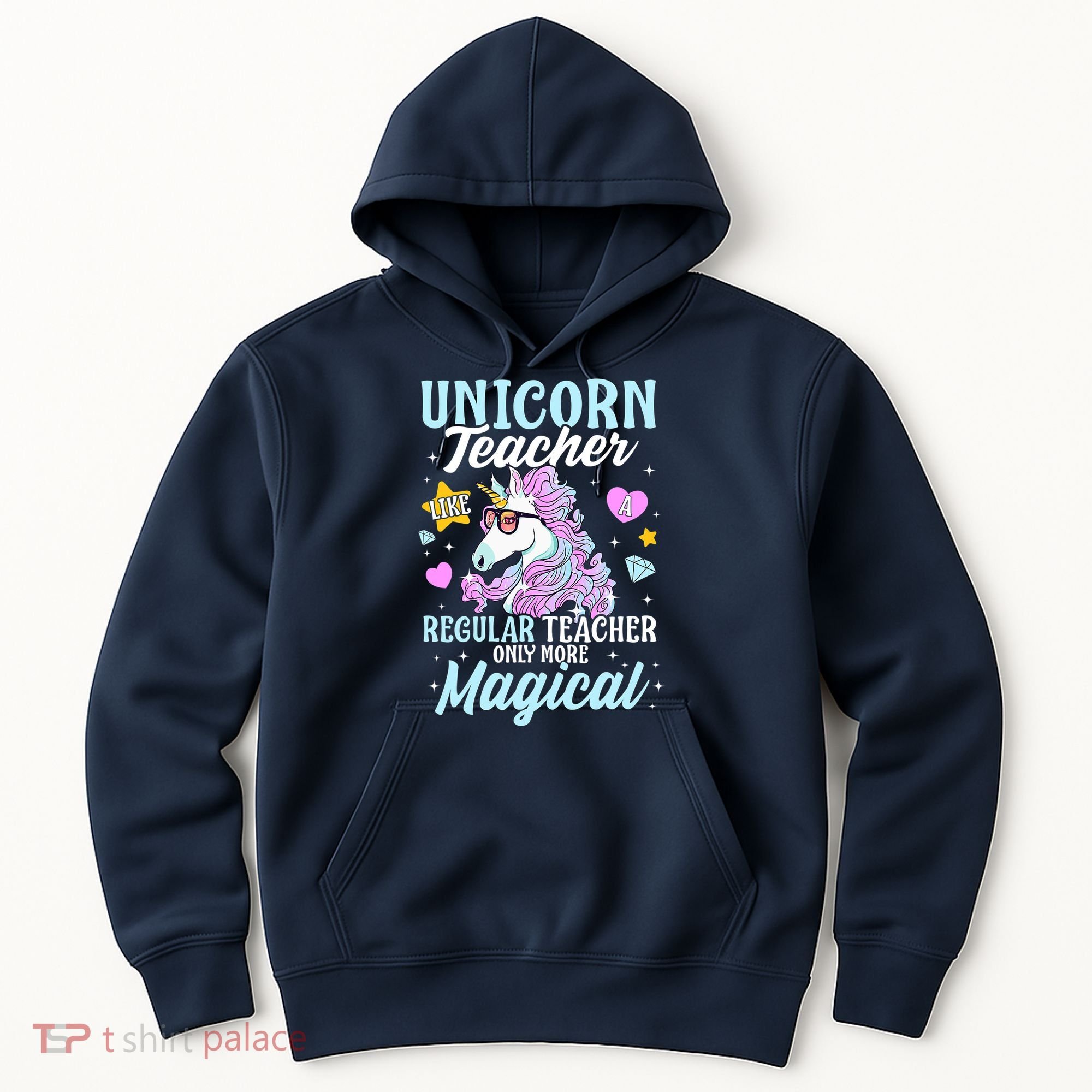 Unicorn Teacher Back To School Cute Magic Teacher Hoodie