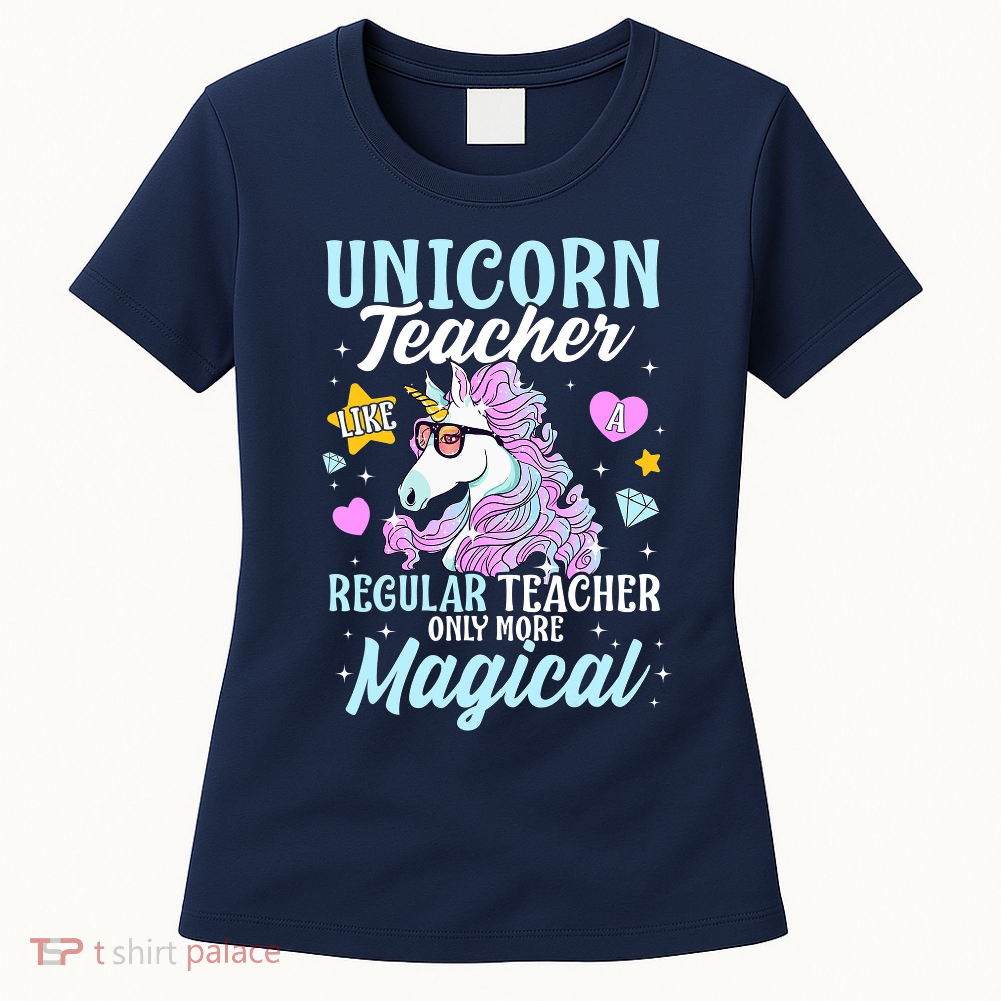 Unicorn Teacher Back To School Cute Magic Teacher Women's T-Shirt