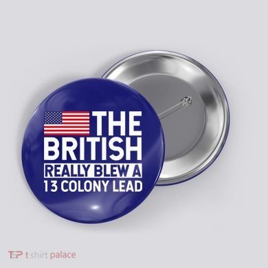 Usa The British Really Blew A 13 Colony Lead Button