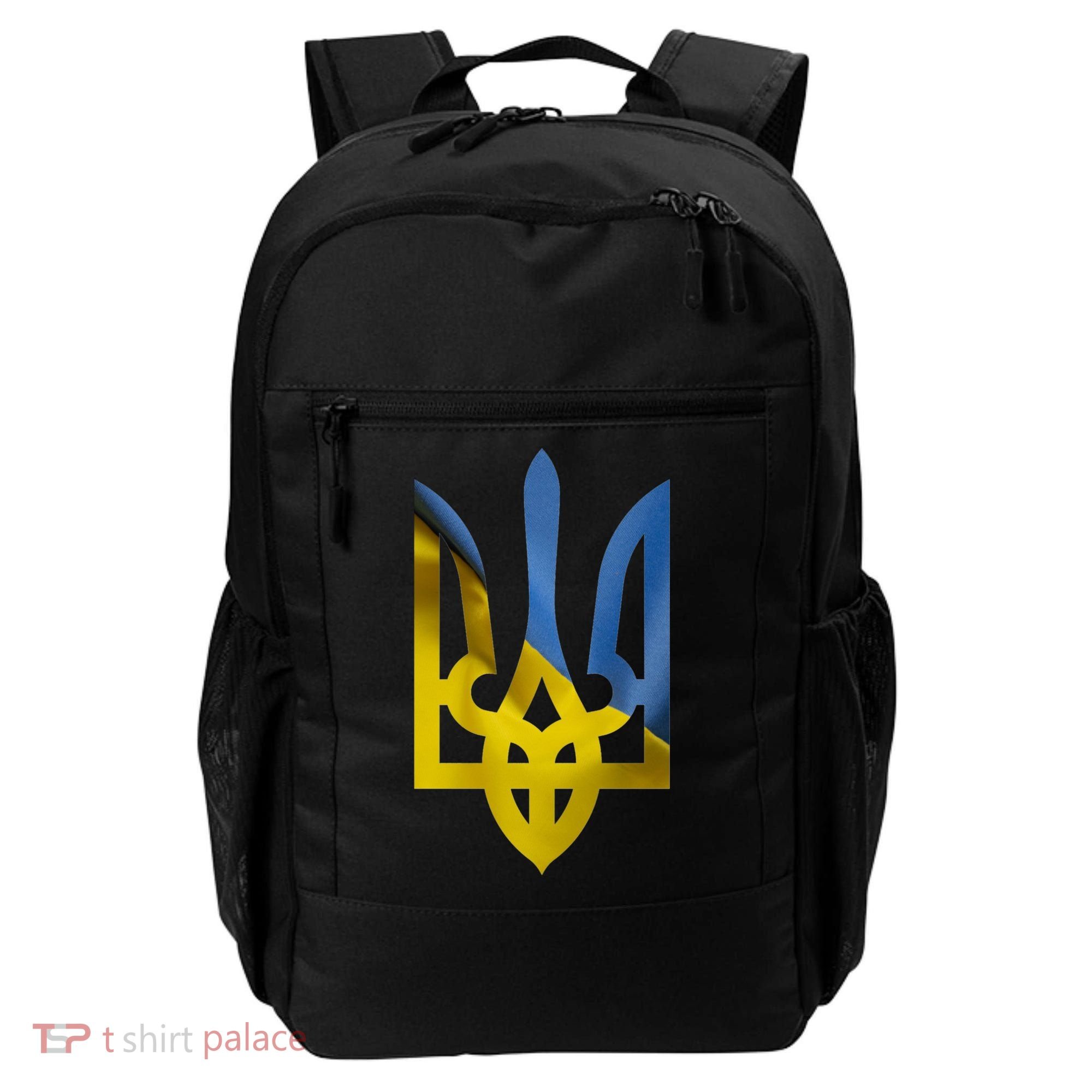 Ukraine Trident Coat Of Arms Flag Ukrainian Pride Backpack