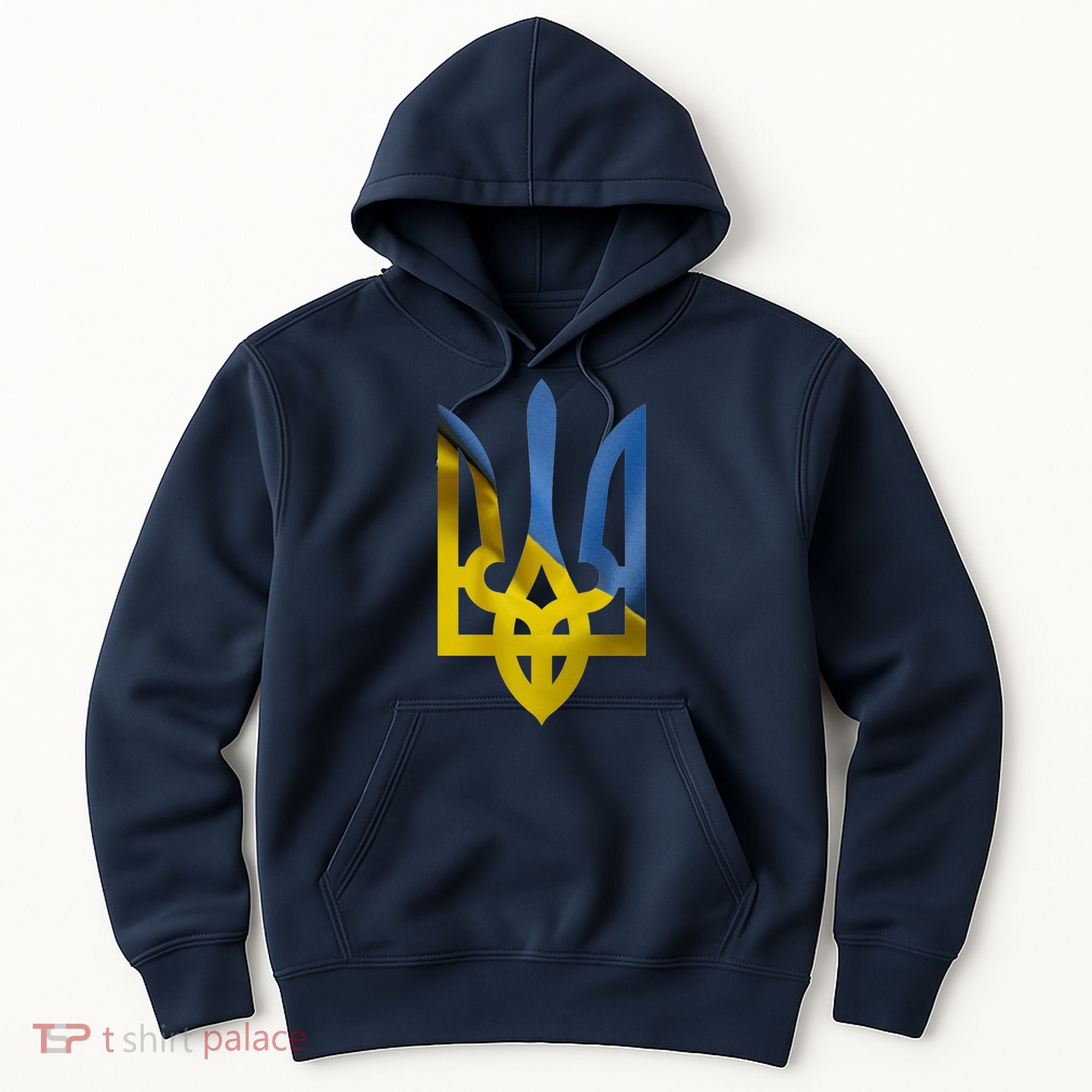 Ukraine Trident Coat Of Arms Flag Ukrainian Pride Hoodie