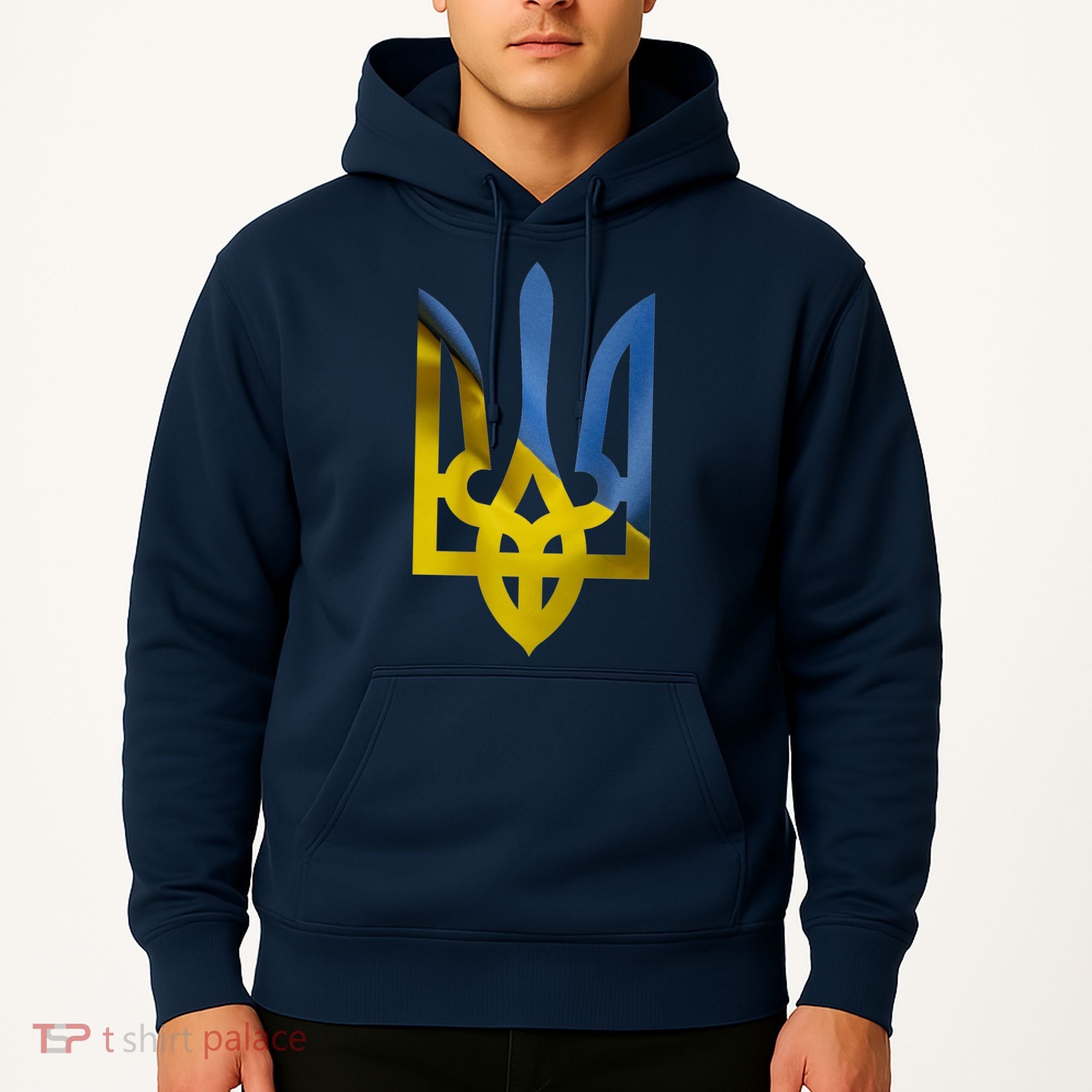 Ukraine Trident Coat Of Arms Flag Ukrainian Pride Hoodie
